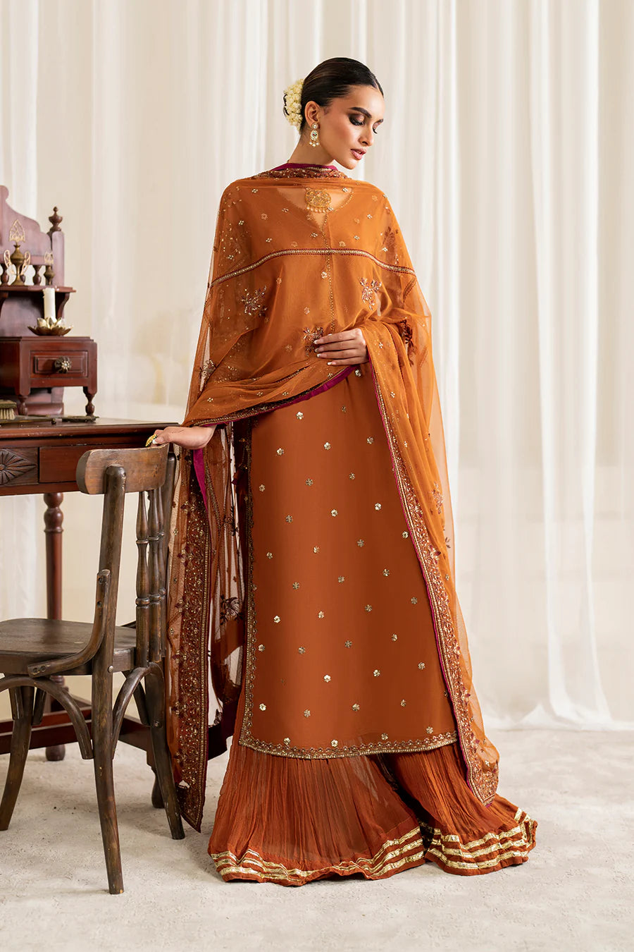 HEAVY EMBROIDERED SUIT
