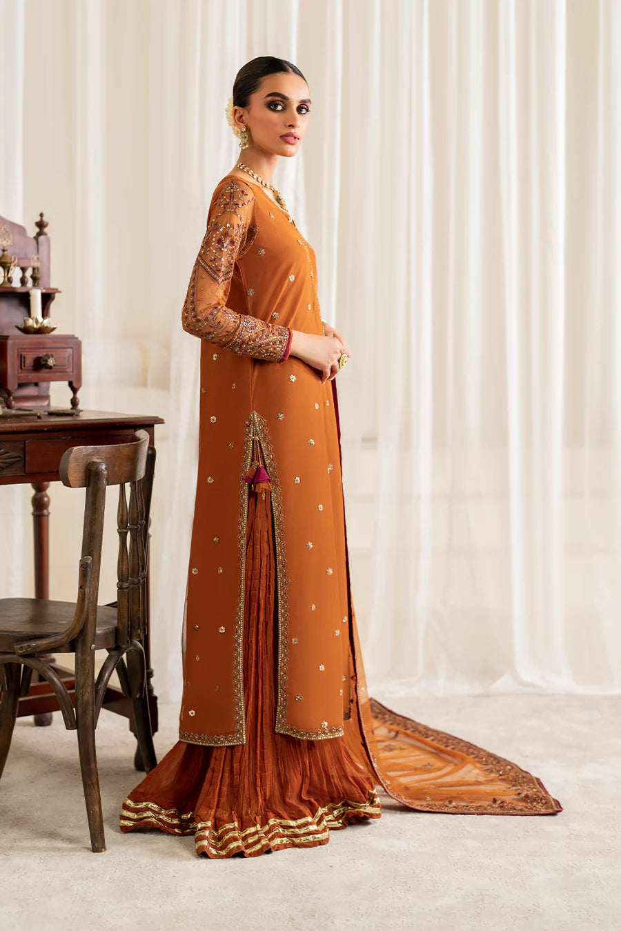 HEAVY EMBROIDERED SUIT