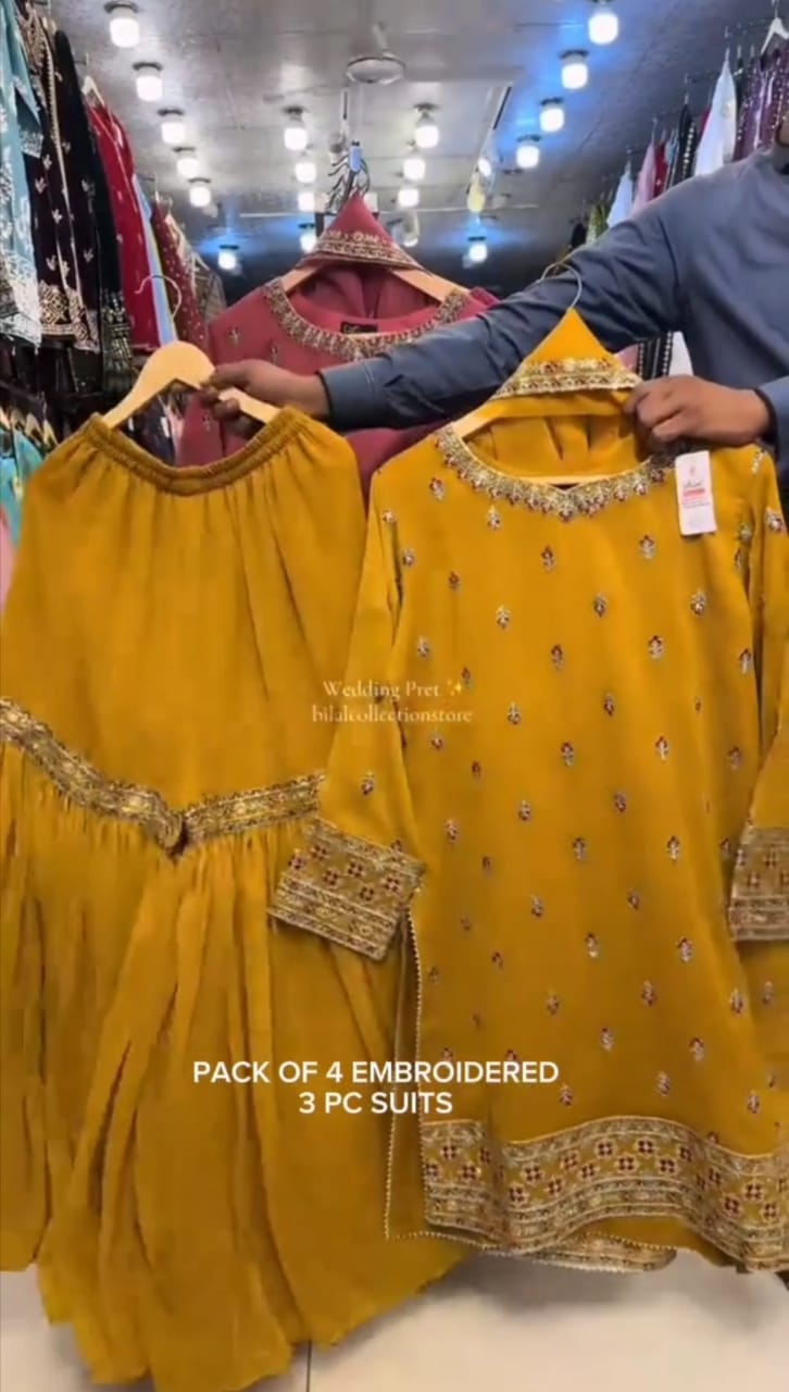 Embroidered Festive Wear 3pc Suit