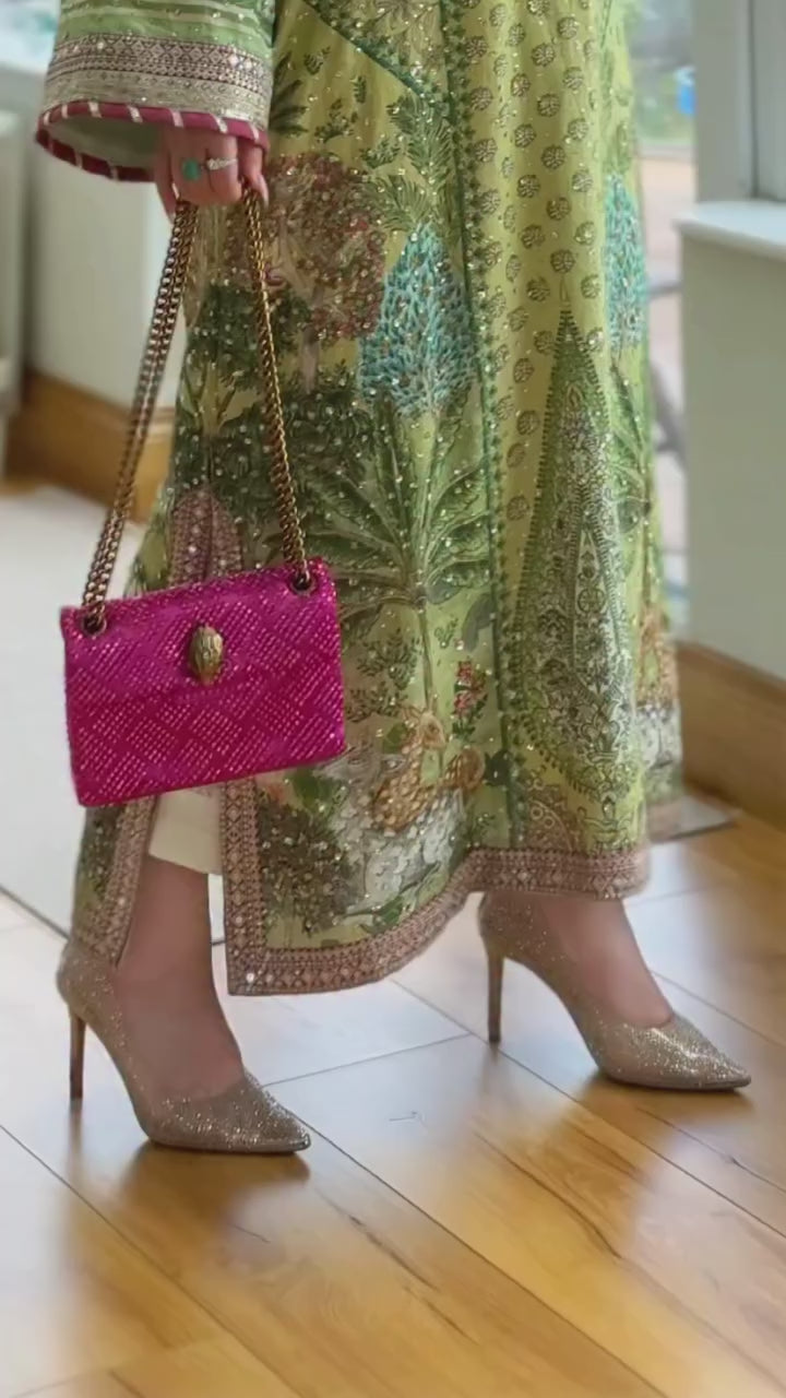 LONG EMBROIDERED SUIT