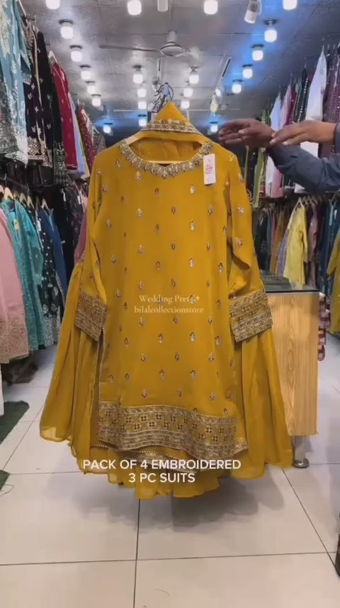 Embroidered Festive Wear 3pc Suit